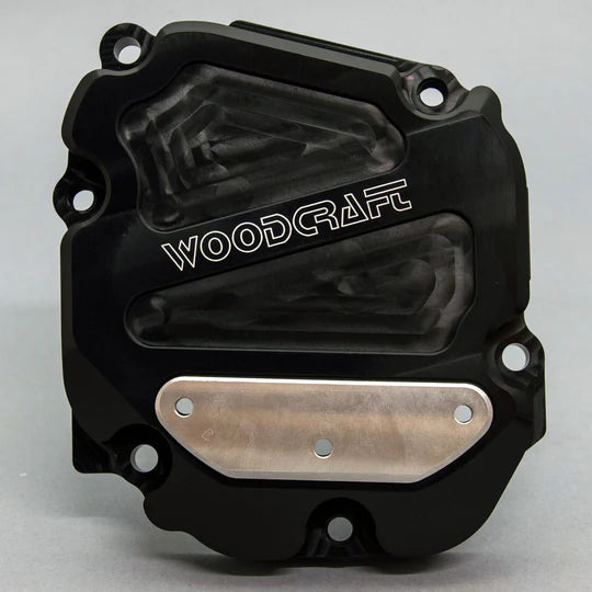 Woodcraft RHS Ignition Trigger Cover w/ Skid Plate Kawasaki Ninja ZX-10R 2011-2024 - Adventure Parts