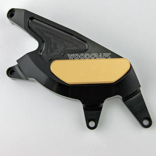 Woodcraft RHS Clutch Cover Protector w/ Skid Pad Suzuki SV650 2017-2023
