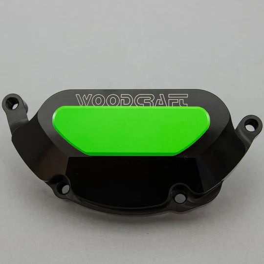 Woodcraft LHS Stator Cover Protector w/ Skid Plate Suzuki GSX-R750 2006-2024 - Adventure Parts