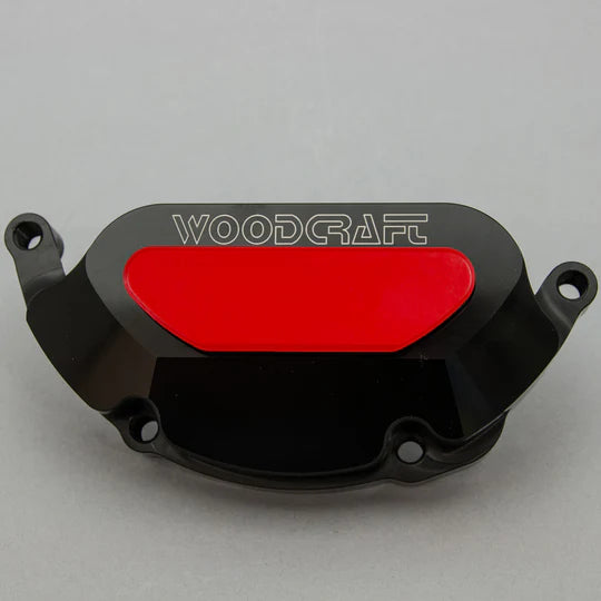 Woodcraft LHS Stator Cover Protector w/ Skid Plate Suzuki GSX-R750 2006-2024 - Adventure Parts