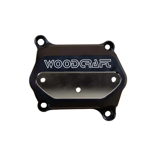 Woodcraft LHS Water Pump Cover Protector w/ Skid Plate Ducati Hypermotard 2019-2023 - Adventure Parts