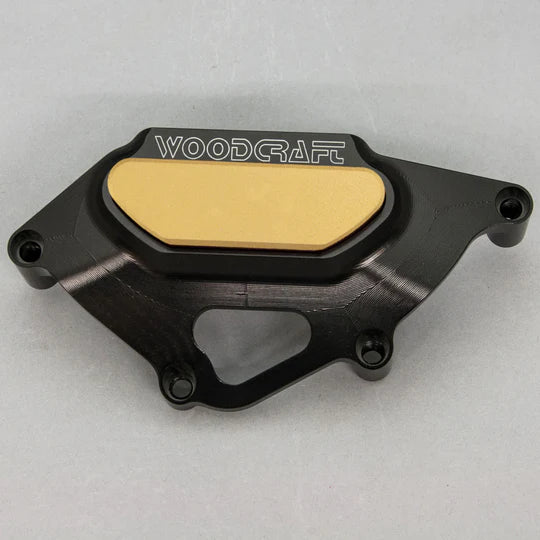 Woodcraft LHS Stator Cover Protector w/ Skid Plate Honda CBR1000RR 2008-2024 - Adventure Parts