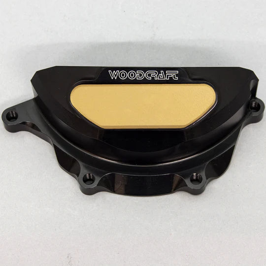 Woodcraft LHS Stator Cover Protector w/ Skid Pad Yamaha XSR900 2016-2023 - Adventure Parts