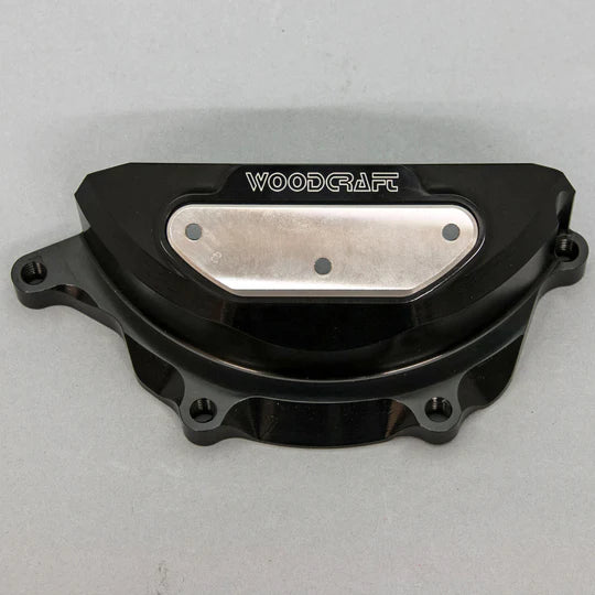Woodcraft LHS Stator Cover Protector w/ Skid Pad Yamaha XSR900 2016-2023 - Adventure Parts