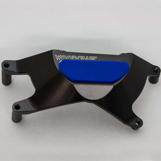 Woodcraft RHS Clutch Cover Protector w/ Skid Pad Yamaha XSR-900 2016-2020 - Adventure Parts