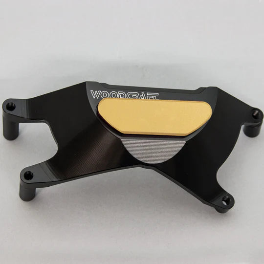 Woodcraft RHS Clutch Cover Protector w/ Skid Pad Yamaha XSR-900 2016-2020 - Adventure Parts