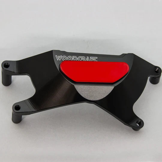 Woodcraft RHS Clutch Cover Protector w/ Skid Pad Yamaha XSR-900 2016-2020 - Adventure Parts