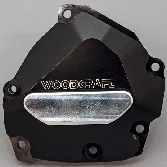 Woodcraft RHS Oil Pump/Ignition Trigger Cover w/ Skid Pad Yamaha YZF-R1 2009-2014
