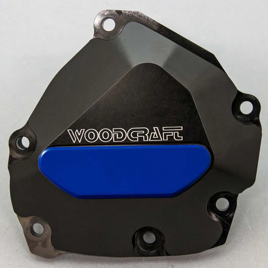 Woodcraft RHS Oil Pump/Ignition Trigger Cover w/ Skid Pad Yamaha YZF-R1 2009-2014