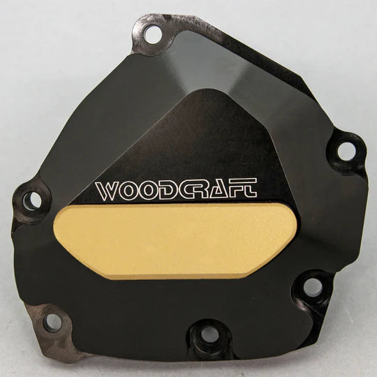 Woodcraft RHS Oil Pump/Ignition Trigger Cover w/ Skid Pad Yamaha YZF-R1 2009-2014