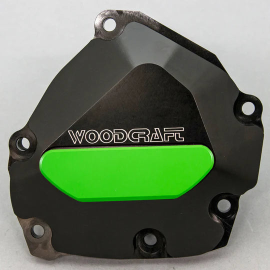 Woodcraft RHS Oil Pump/Ignition Trigger Cover w/ Skid Pad Yamaha YZF-R1 2009-2014