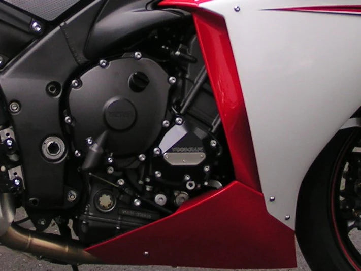 Woodcraft RHS Oil Pump/Ignition Trigger Cover w/ Skid Pad Yamaha YZF-R1 2009-2014