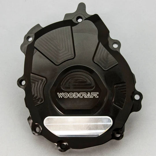 Woodcraft LHS Stator Cover w/ Skid Pad Yamaha MT-10/FZ-10 2015-2024 - Adventure Parts