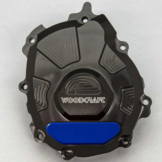 Woodcraft LHS Stator Cover w/ Skid Pad Yamaha MT-10/FZ-10 2015-2024 - Adventure Parts