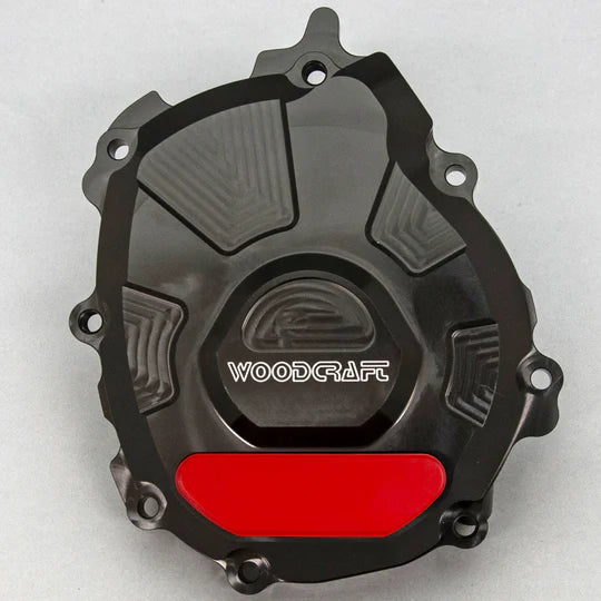 Woodcraft LHS Stator Cover w/ Skid Pad Yamaha MT-10/FZ-10 2015-2024 - Adventure Parts