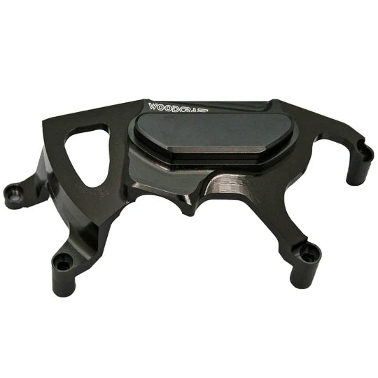 Woodcraft RHS Clutch Cover Protector w/ Skid Pad Triumph Street Triple 2007-2024