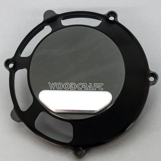 Woodcraft RHS All (Dry) Clutch Cover w/ Skid Plate Ducati 848/1098/1198 2007-2008 - Adventure Parts