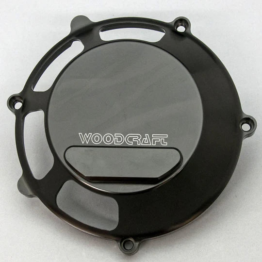 Woodcraft RHS All (Dry) Clutch Cover w/ Skid Plate Ducati 848/1098/1198 2007-2008 - Adventure Parts