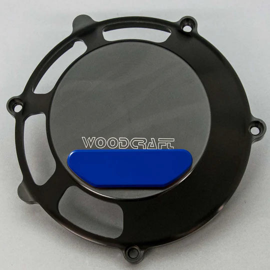 Woodcraft RHS All (Dry) Clutch Cover w/ Skid Plate Ducati 848/1098/1198 2007-2008 - Adventure Parts
