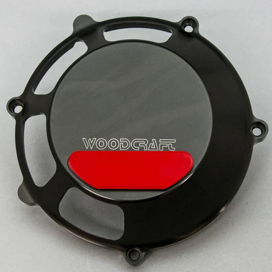 Woodcraft RHS All (Dry) Clutch Cover w/ Skid Plate Ducati 848/1098/1198 2007-2008 - Adventure Parts