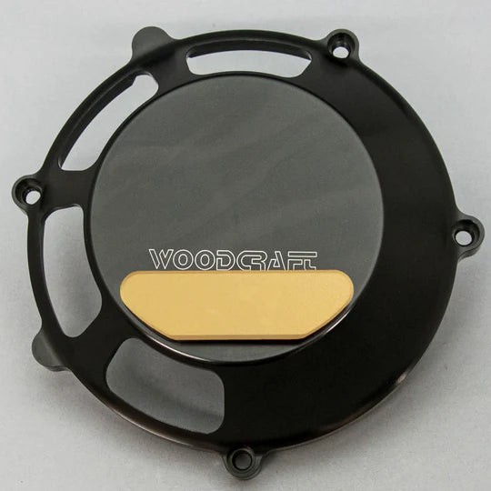 Woodcraft RHS All (Dry) Clutch Cover w/ Skid Plate Ducati 848/1098/1198 2007-2008 - Adventure Parts