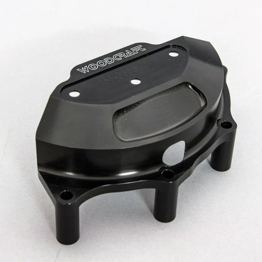 Woodcraft LHS Stator Cover Protector w/ Skid Plate Ducati Streetfigther 2020-2022 - Adventure Parts