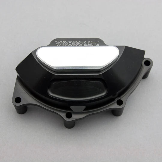 Woodcraft LHS Stator Cover Protector w/ Skid Plate Ducati Streetfigther 2020-2022 - Adventure Parts