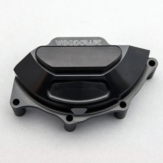 Woodcraft LHS Stator Cover Protector w/ Skid Plate Ducati Streetfigther 2020-2022 - Adventure Parts