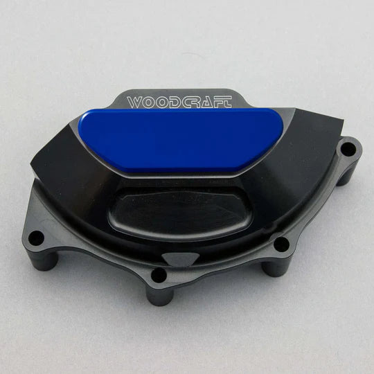 Woodcraft LHS Stator Cover Protector w/ Skid Plate Ducati Streetfigther 2020-2022 - Adventure Parts