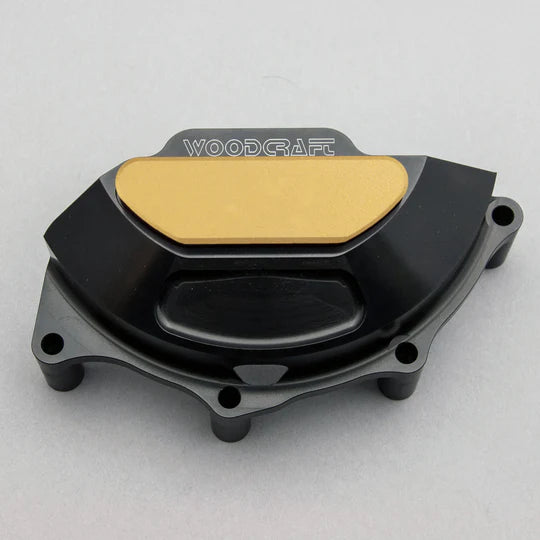 Woodcraft LHS Stator Cover Protector w/ Skid Plate Ducati Streetfigther 2020-2022 - Adventure Parts
