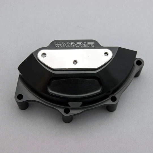 Woodcraft LHS Stator Cover Protector w/ Skid Plate Ducati Streetfigther 2020-2022 - Adventure Parts