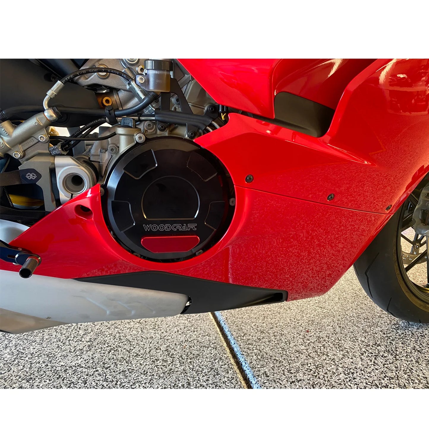 Woodcraft RHS Clutch Cover w/ Skid Plate Ducati Panigale 2018-2024