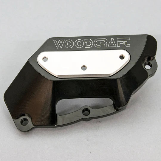 Woodcraft LHS Stator Cover Protector w/ Skid Pad Aprilia Tuono 2012-2020 - Adventure Parts