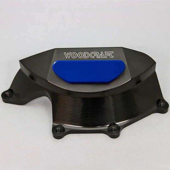 Woodcraft RHS Clutch Cover Protector w/ Skid Pad Aprilia Tuono V4 R/APRC/Factory/ 1100 2011-2024 - Adventure Parts