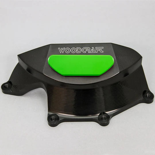 Woodcraft RHS Clutch Cover Protector w/ Skid Pad Aprilia Tuono V4 R/APRC/Factory/ 1100 2011-2024 - Adventure Parts