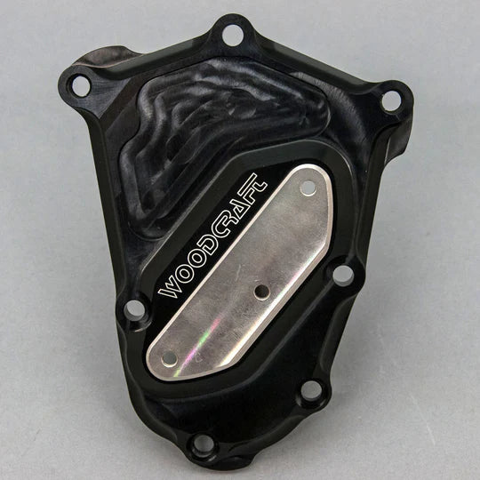 Woodcraft RHS Crankshaft Cover w/ Skid Pad BMW S1000RR 2009-2020 - Adventure Parts