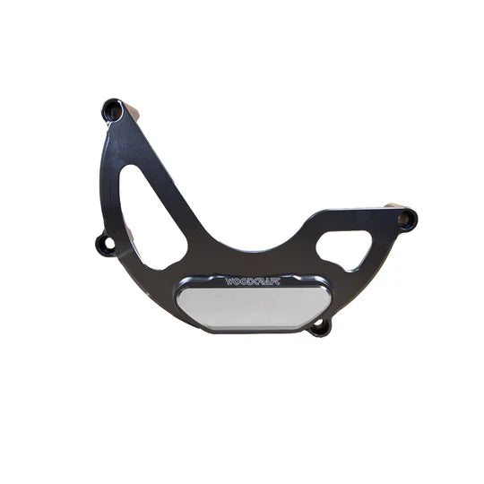 Woodcraft LHS Stator Cover Protector w/ Skid Plate Aprilia Tuono 660 2021-2024 - Adventure Parts