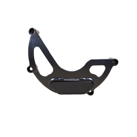 Woodcraft LHS Stator Cover Protector w/ Skid Plate Aprilia Tuono 660 2021-2024 - Adventure Parts