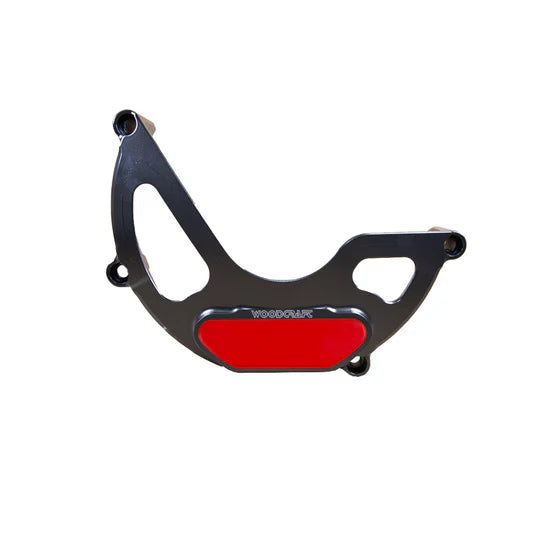Woodcraft LHS Stator Cover Protector w/ Skid Plate Aprilia Tuono 660 2021-2024 - Adventure Parts