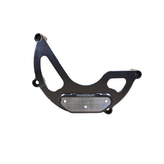 Woodcraft LHS Stator Cover Protector w/ Skid Plate Aprilia Tuono 660 2021-2024 - Adventure Parts