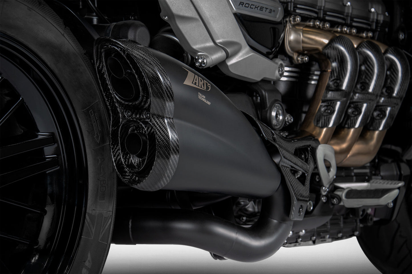 ZARD Exhaust Slip-On Triumph Rocket 3 2020-2023