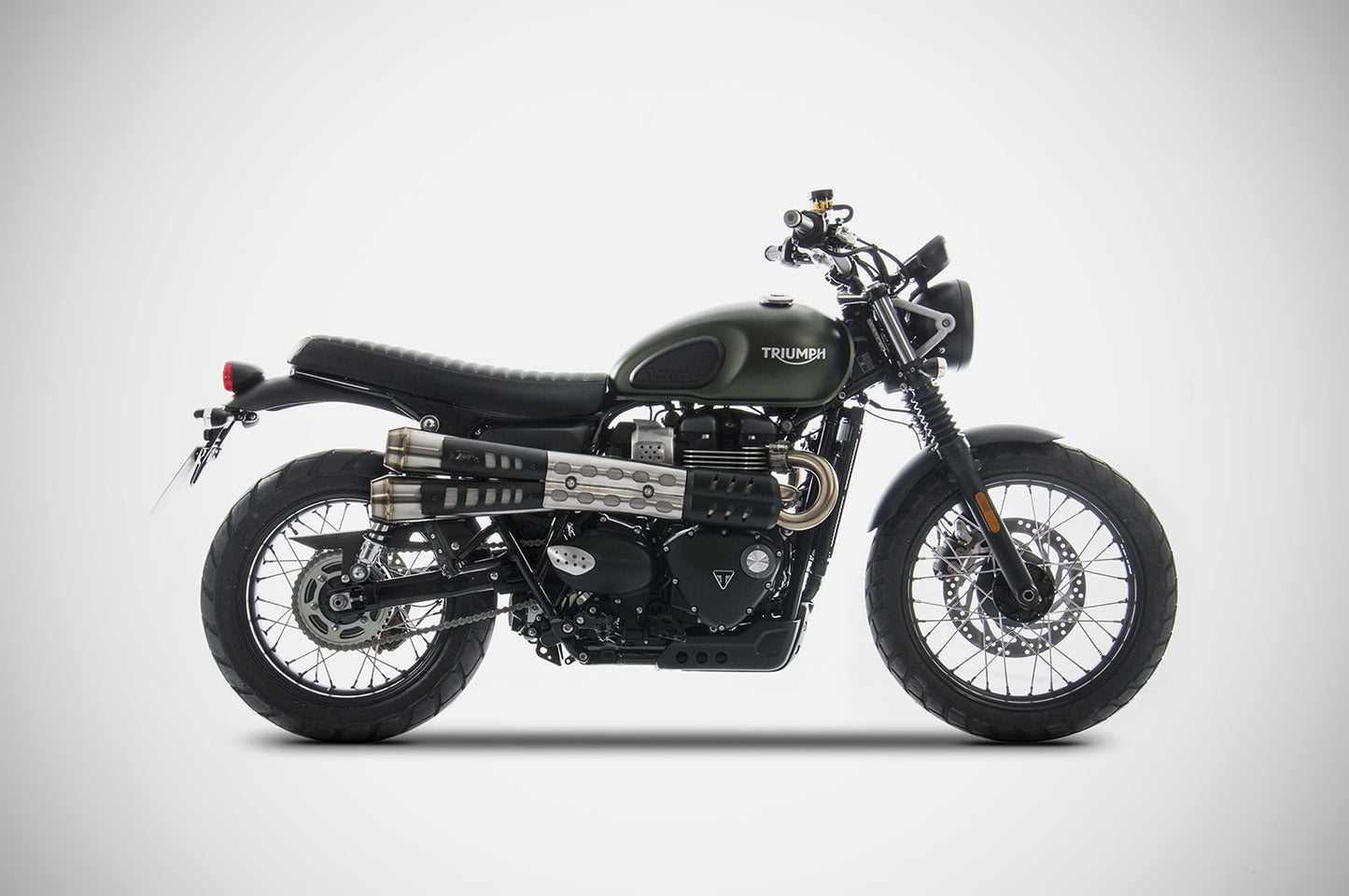 ZARD Conical "Slip-On" Triumph Scrambler 900 Exhaust 2021-2023