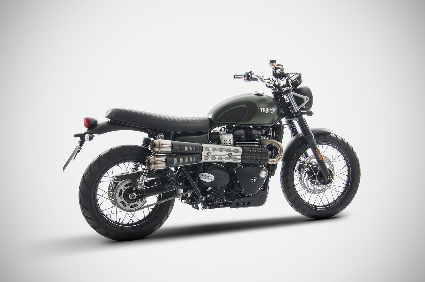ZARD Conical "Slip-On" Triumph Scrambler 900 Exhaust 2021-2023