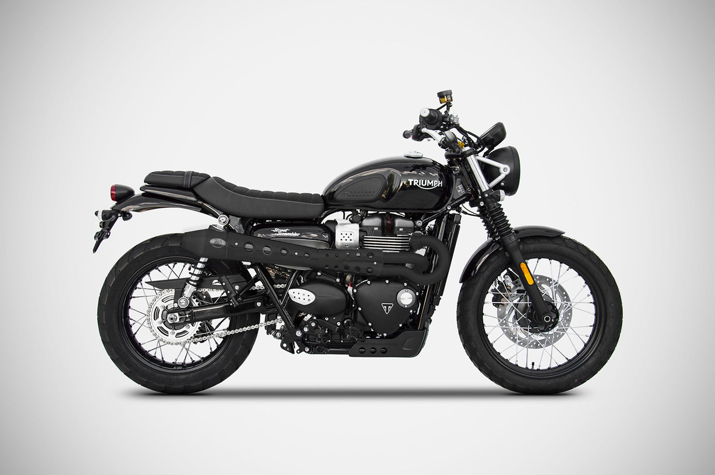 ZARD Exhaust "Conical" High Full Kit Triumph Scrambler 900 2021-2023