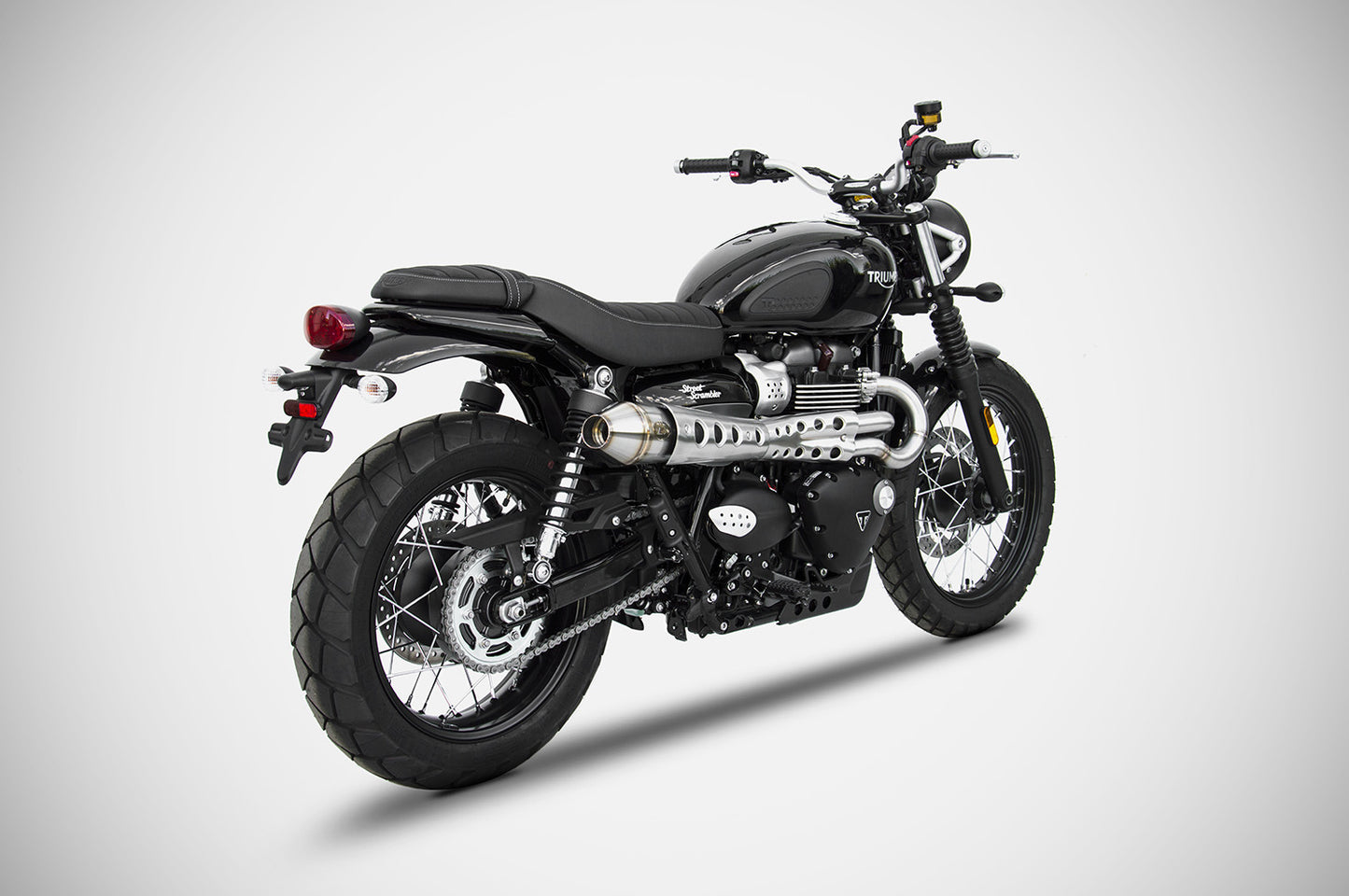 ZARD Exhaust "Conical" High Full Kit Triumph Scrambler 900 2021-2023