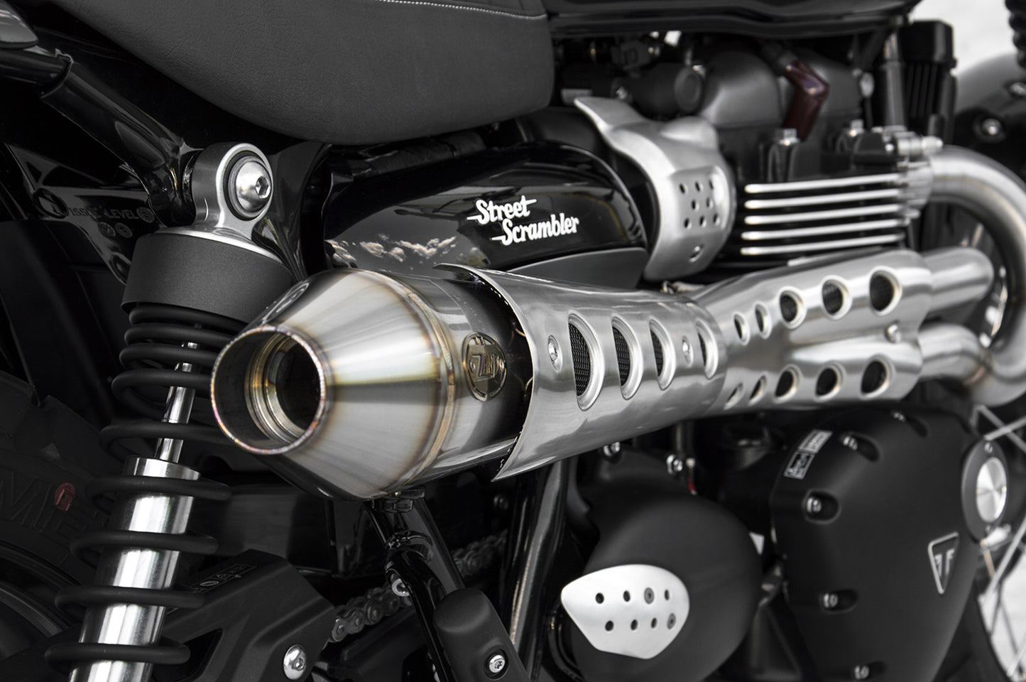 ZARD Exhaust "Conical" High Full Kit Triumph Scrambler 900 2021-2023