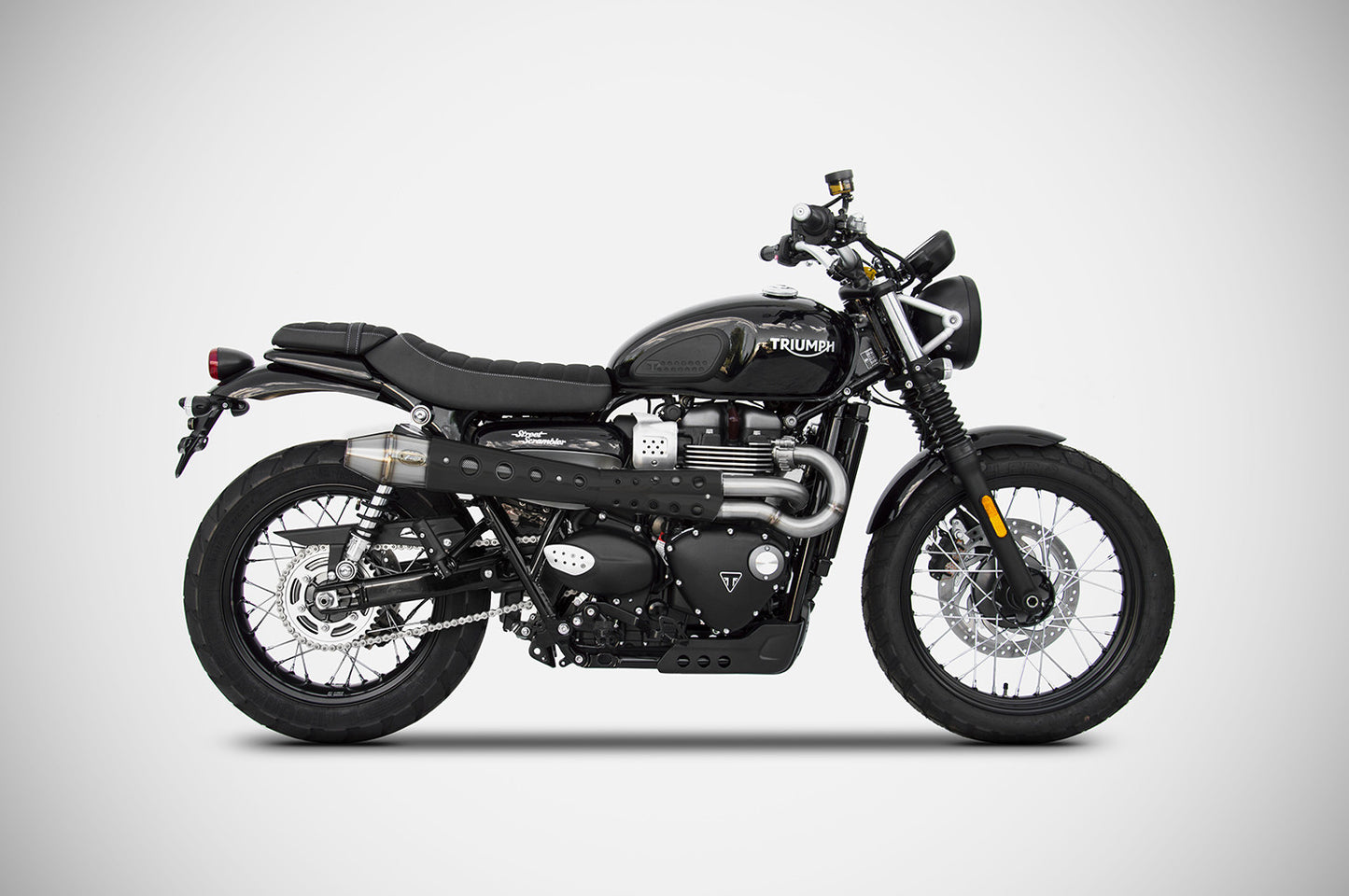 ZARD Exhaust "Conical" High Full Kit Triumph Scrambler 900 2021-2023