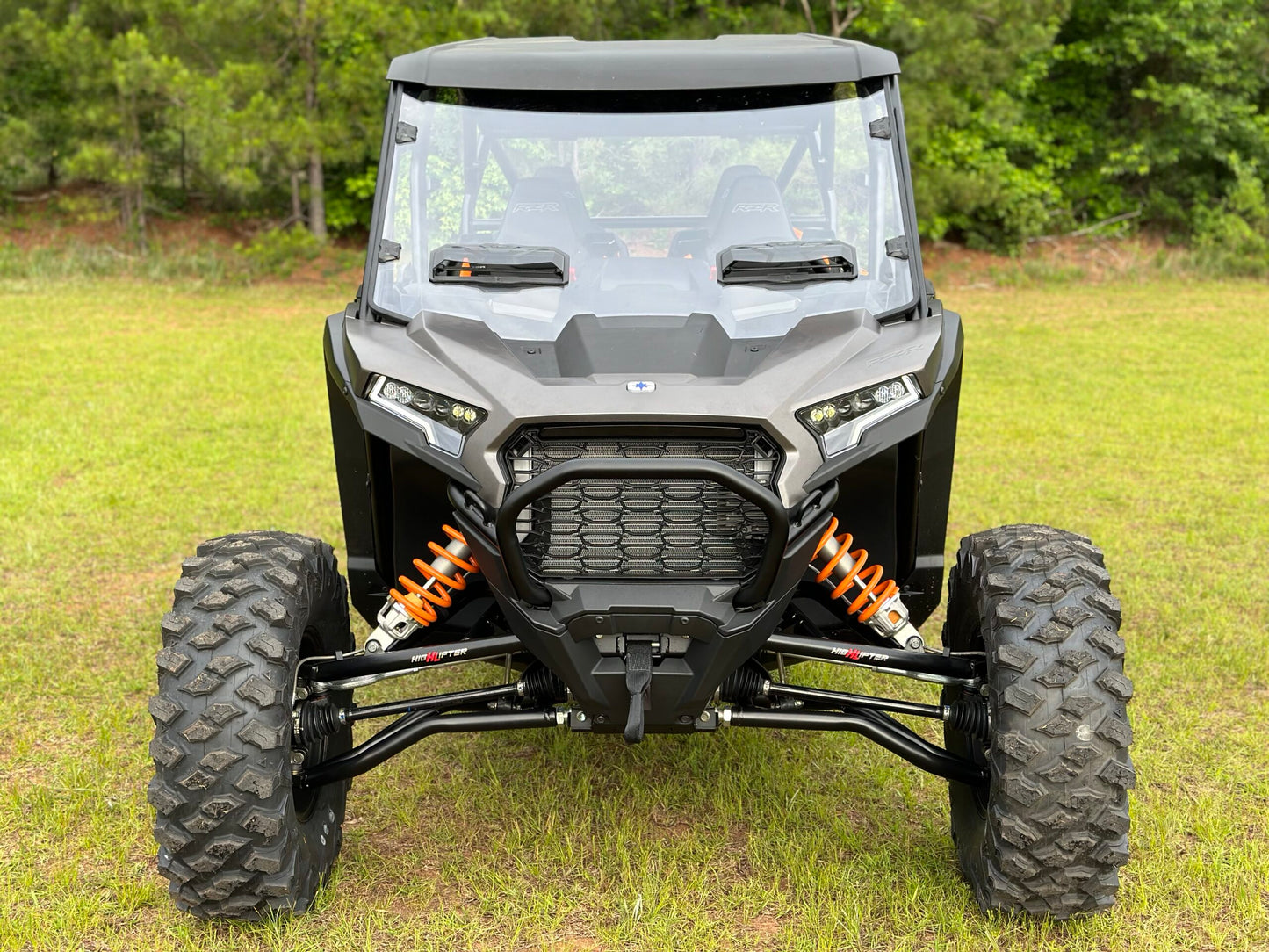 Seizmik Toolless Versa-Vent Scratch Resistant Hard Coated Windshield Polaris RZR 1000 XP - Adventure Parts