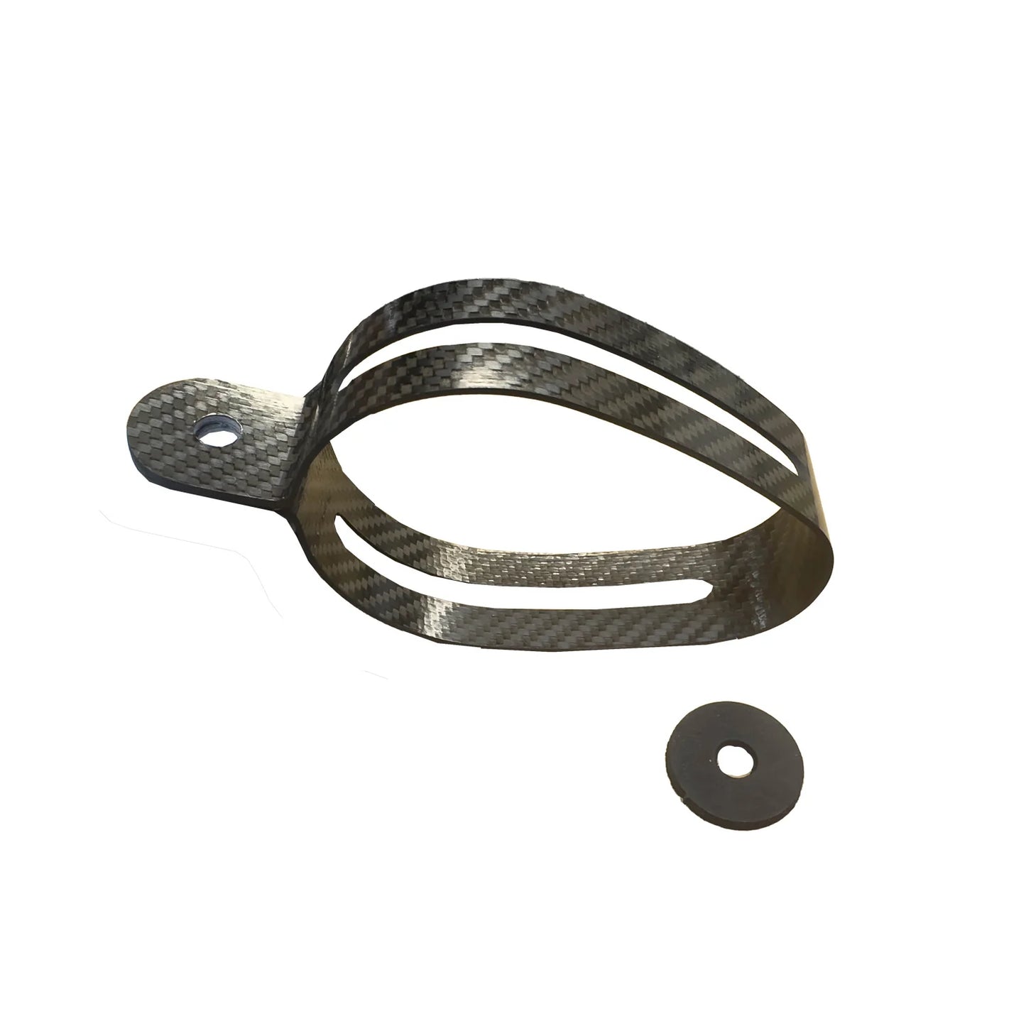 Hindle Carbon Fiber Muffler Strap for EVO Mufflers