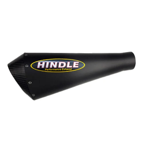 Hindle Evo Megaphone Muffler Black Carbon End Cap Yamaha XSR900 2016-2022